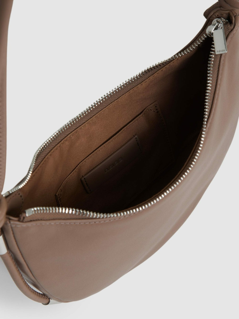 Women Leather Rope Strap Shoulder Bag in Neutral