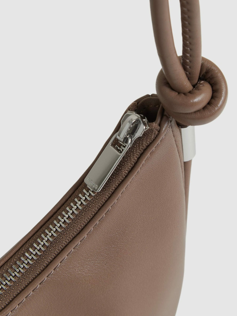 Women Leather Rope Strap Shoulder Bag in Neutral