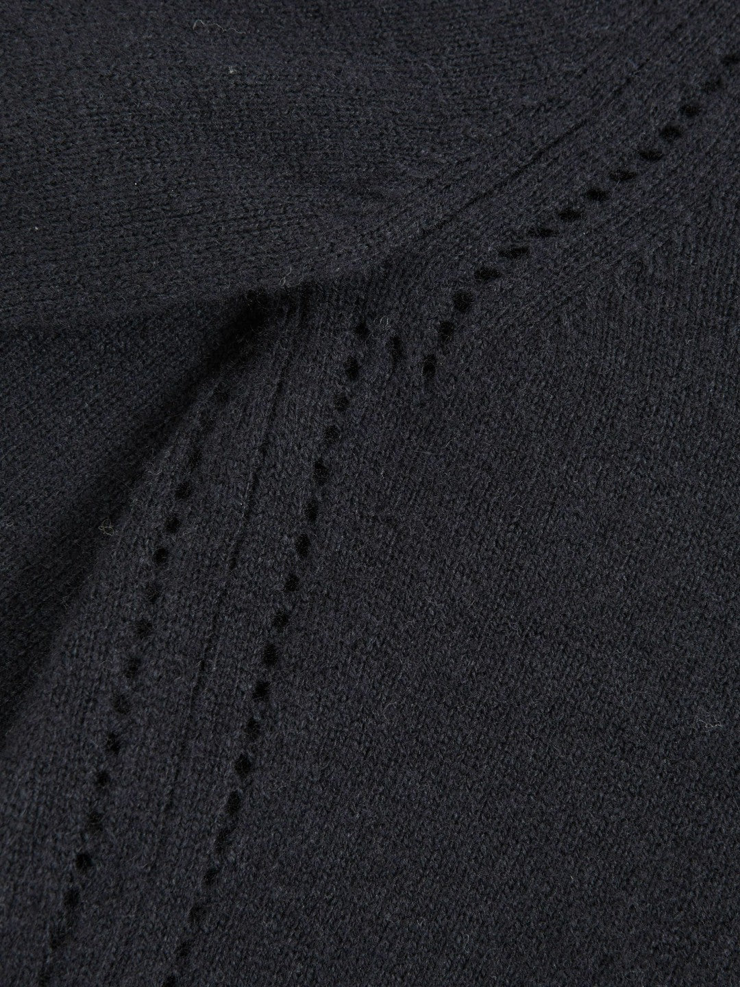 Children & Baby 9-13 yrs Wool-Blend Open-Stitch Jumper with Cashmere in Navy