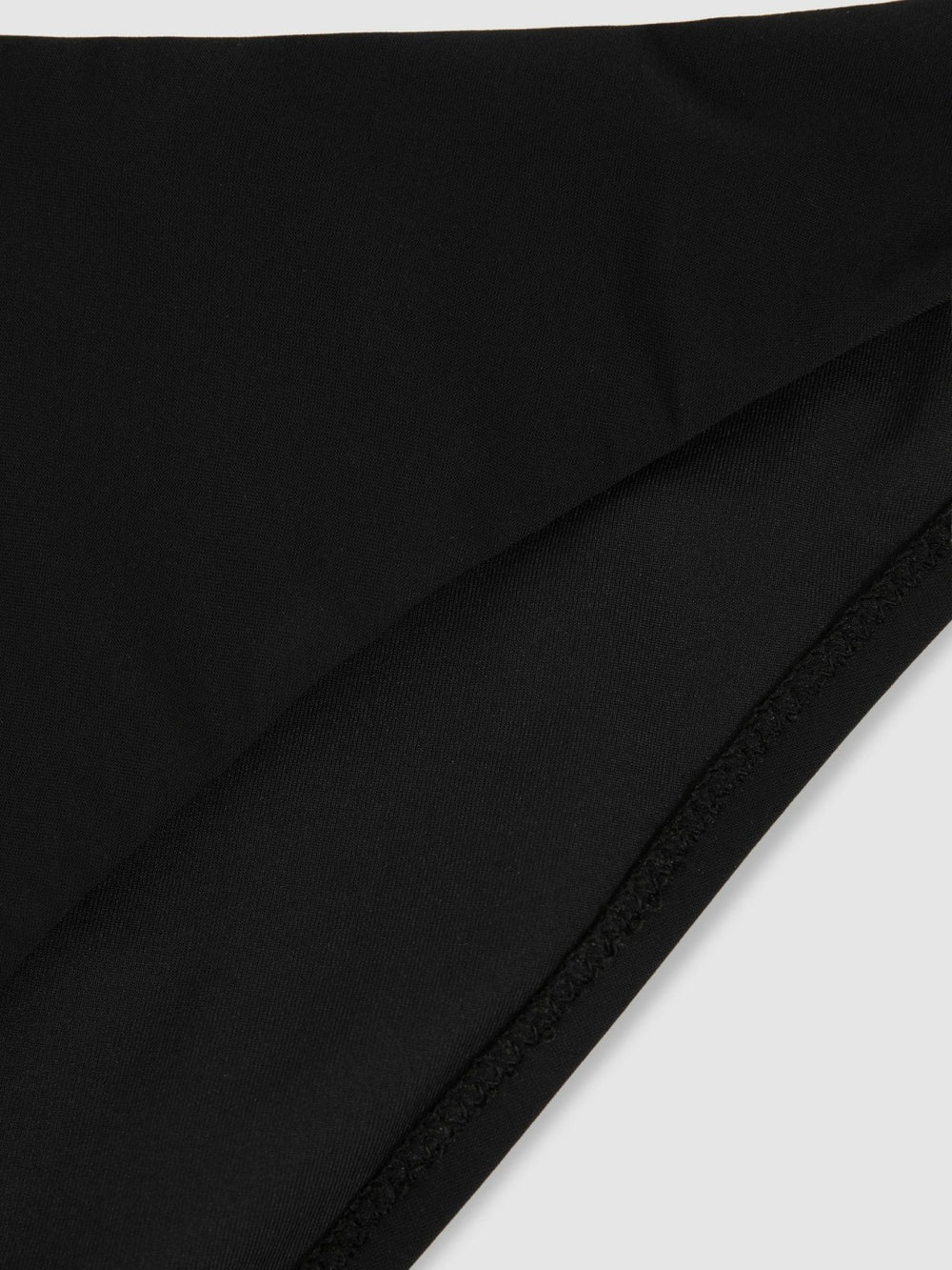 Women High Cut Bikini Bottoms in Black