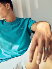 Men | Tom Daley Graphic-Print T-Shirt in Teal Green