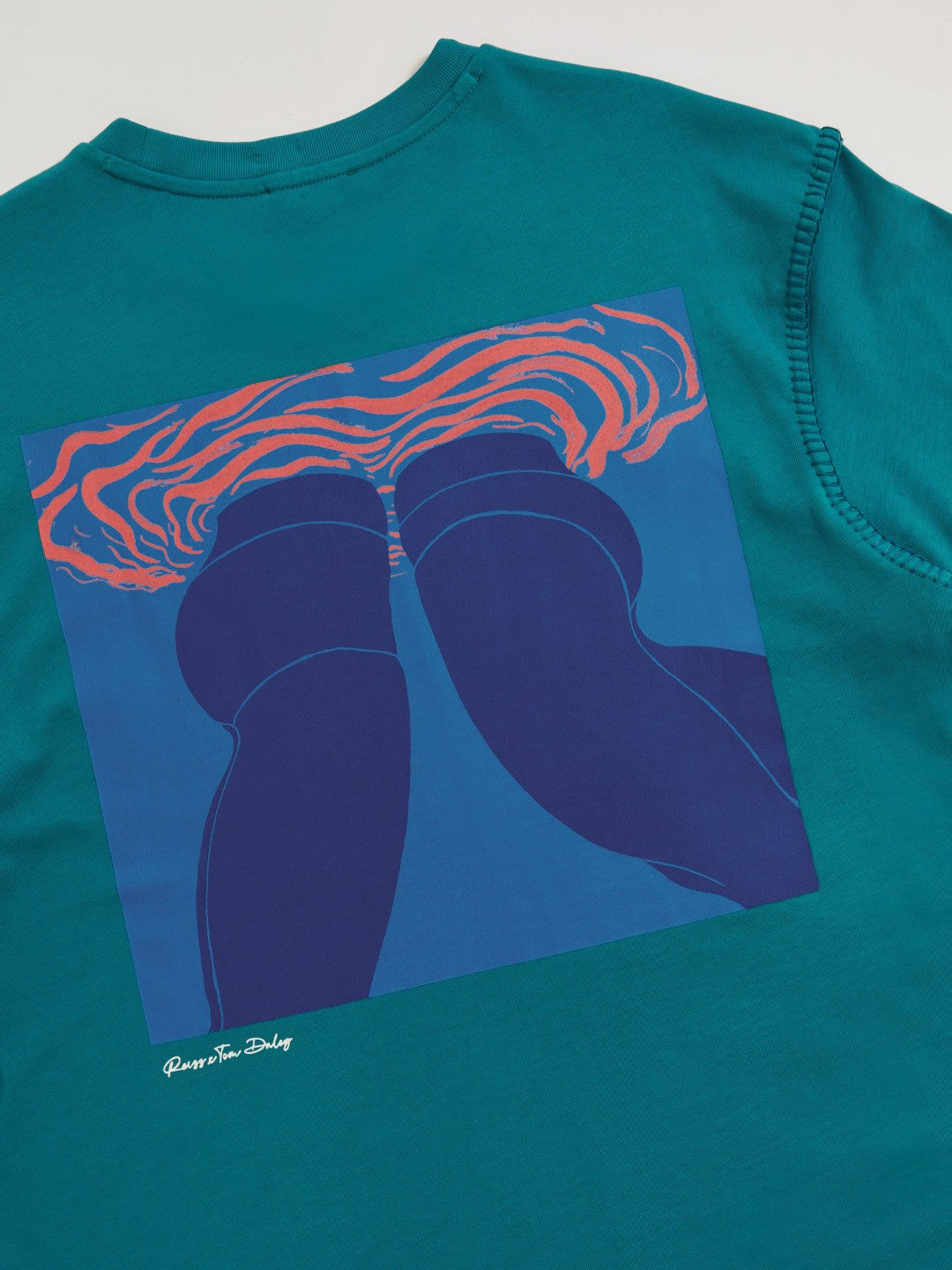 Men | Tom Daley Graphic-Print T-Shirt in Teal Green