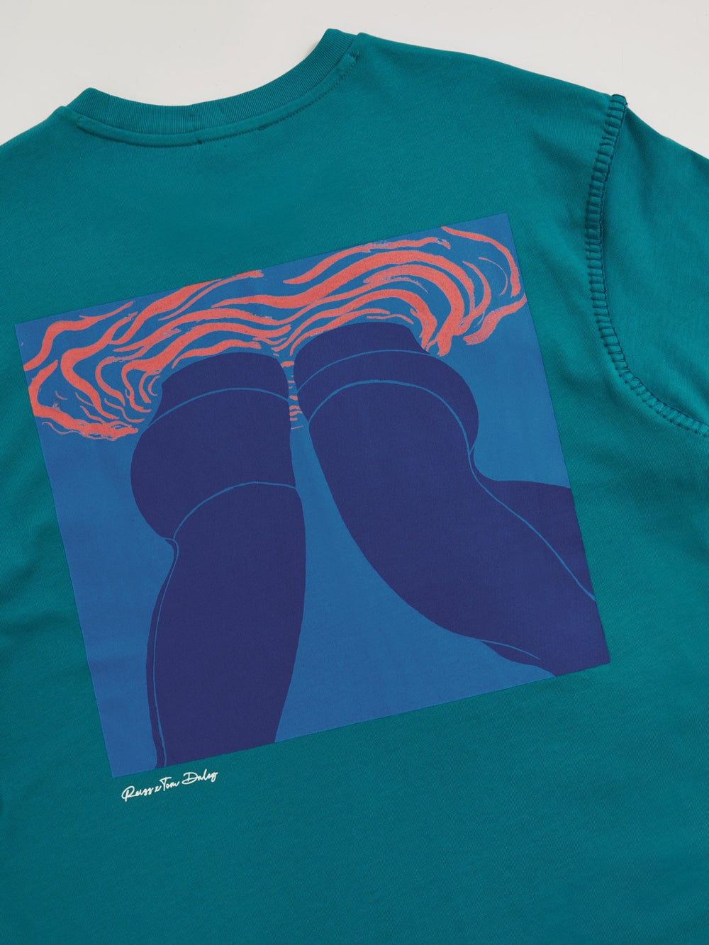 Men | Tom Daley Graphic-Print T-Shirt in Teal Green