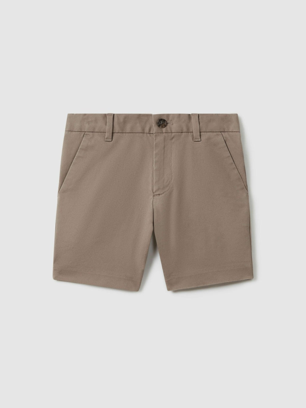 Children & Baby 3-9 yrs Cotton Chino Shorts with Stretch in Stone