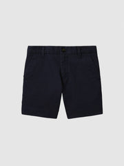 Children & Baby 9-13 yrs Cotton Chino Shorts with Stretch in Navy