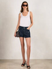 Women Paige Cargo Shorts in Navy