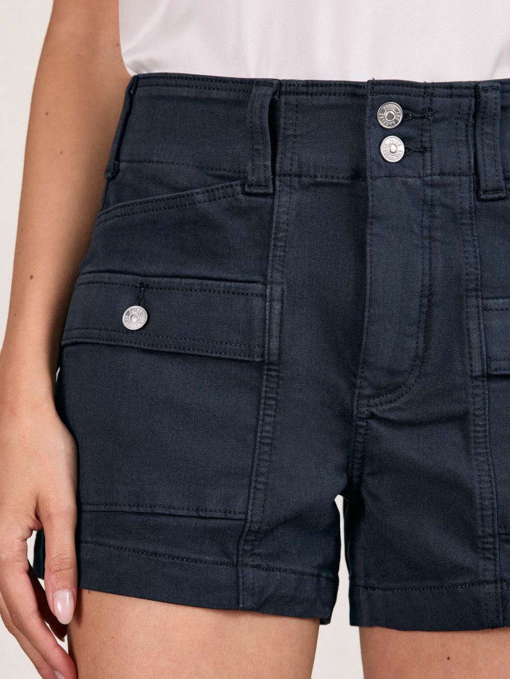Women Paige Cargo Shorts in Navy