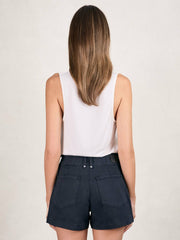 Women Paige Cargo Shorts in Navy