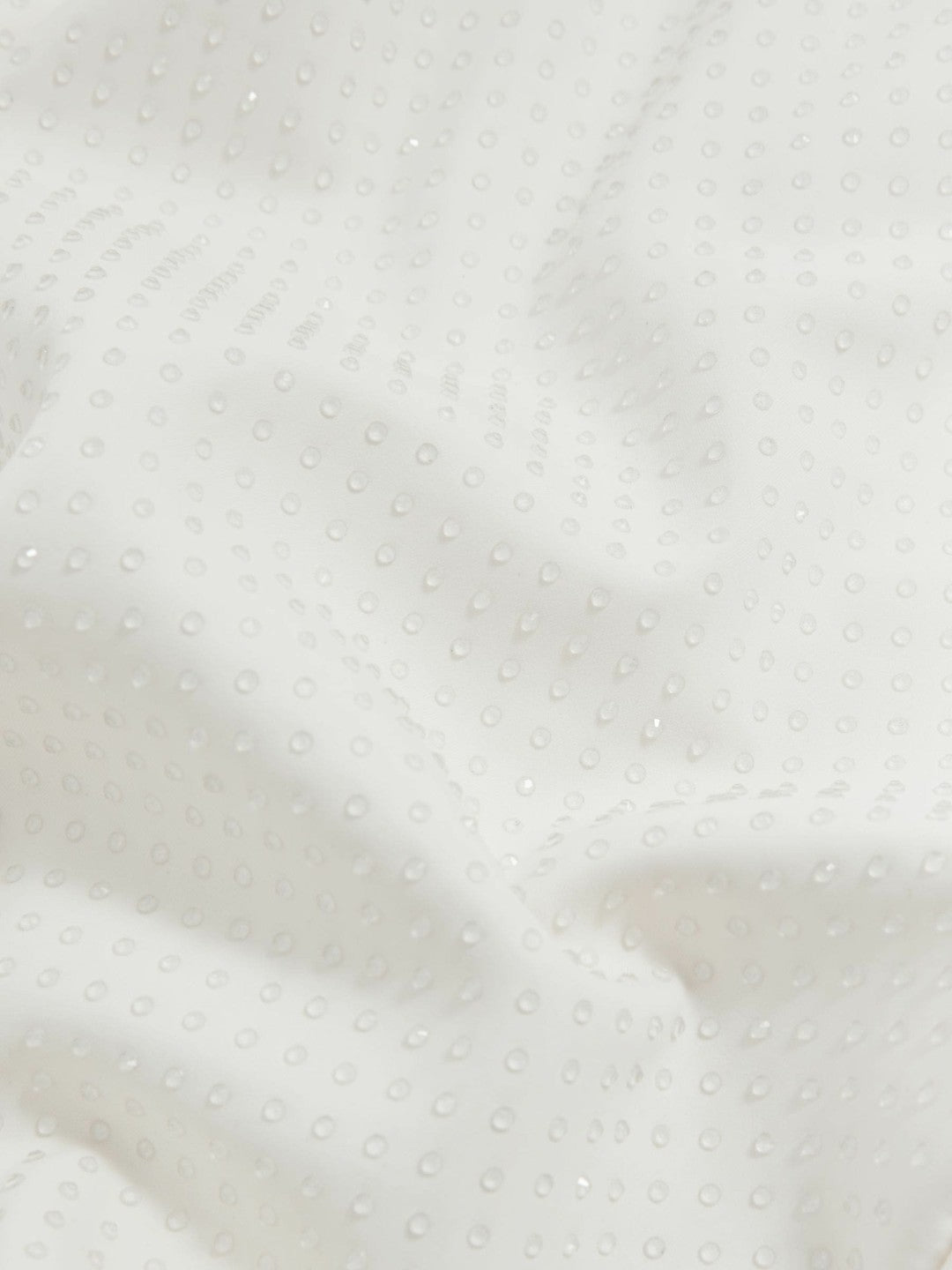 Women Good American Scuba Crystal Midi Dress in White