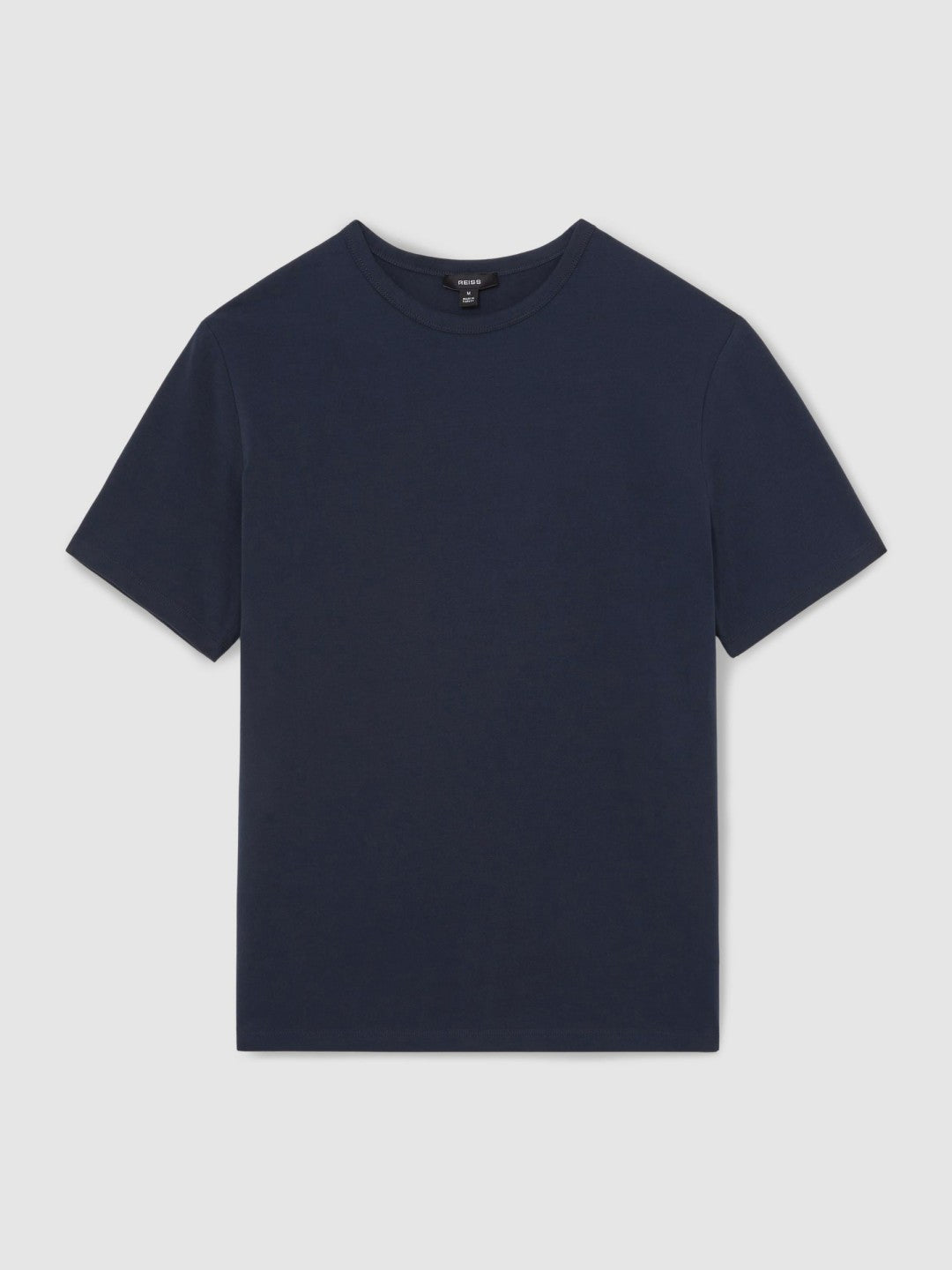 Men Stretch-Cotton Crew-Neck T-Shirt in Navy