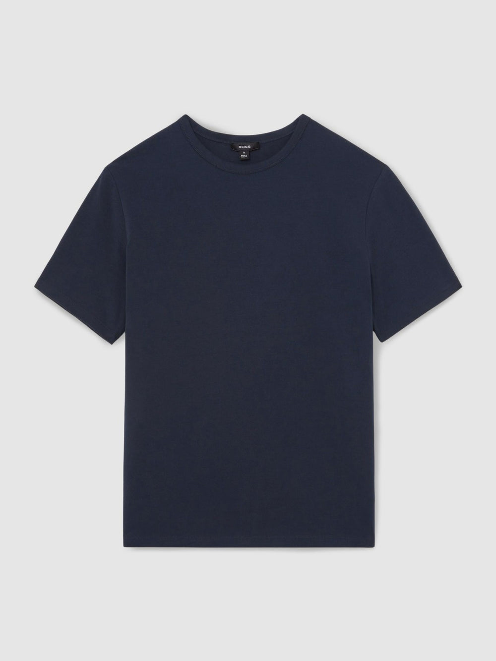 Men Stretch-Cotton Crew-Neck T-Shirt in Navy
