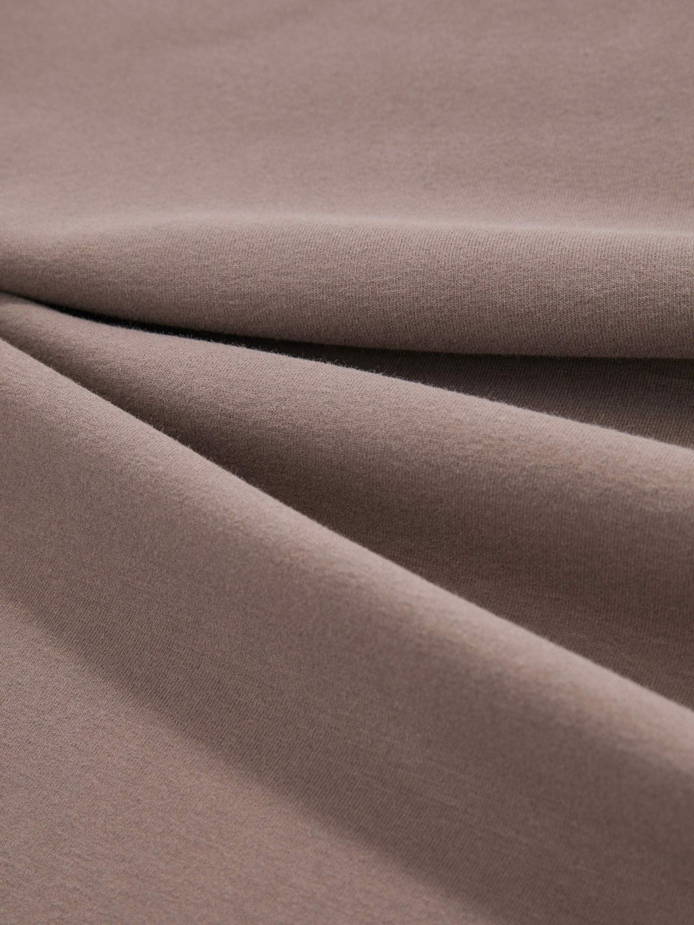 Men Stretch-Cotton Crew-Neck T-Shirt in Taupe Brown