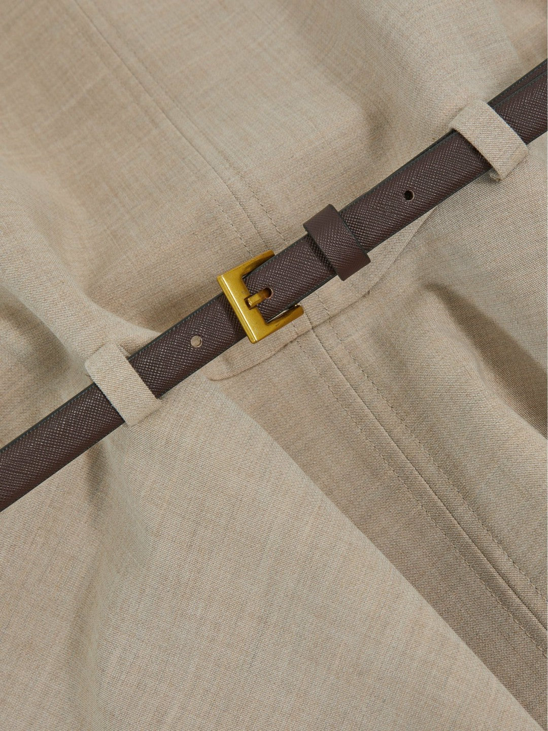 Children & Baby 3-9 yrs Drop Waist Belted Sleeveless Dress in Neutral