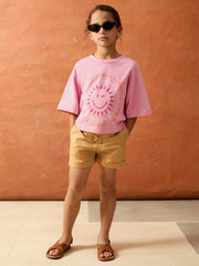 Children & Baby 13-14 yrs SmileyWorld | Sun-Print T-Shirt in Pink