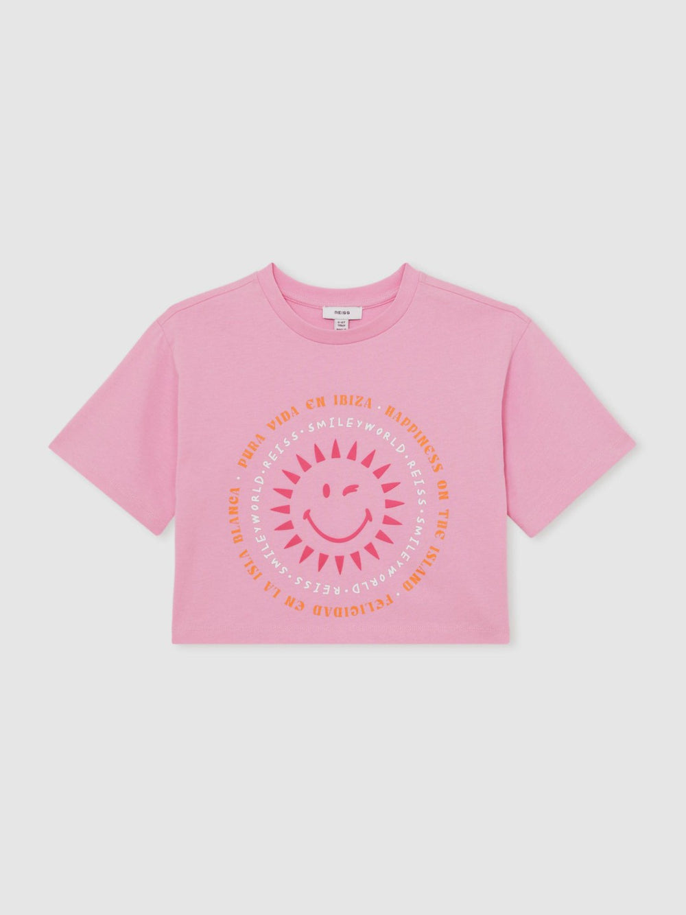 Children & Baby 9-13 yrs SmileyWorld | Sun-Print T-Shirt in Pink