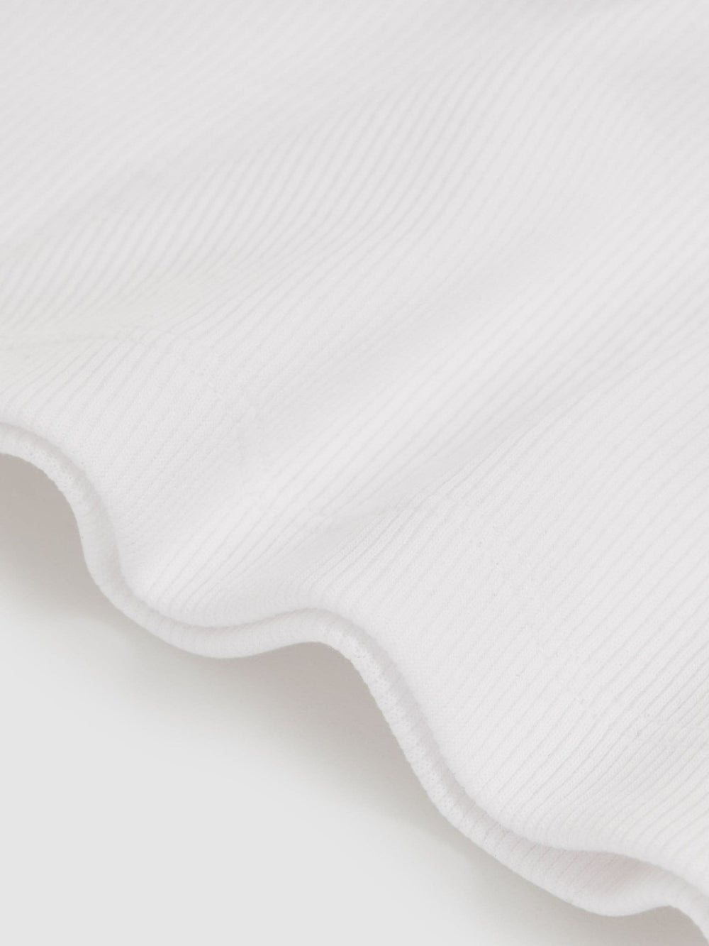Children & Baby 3-9 yrs Stretch-Cotton Ribbed Vest in Ivory