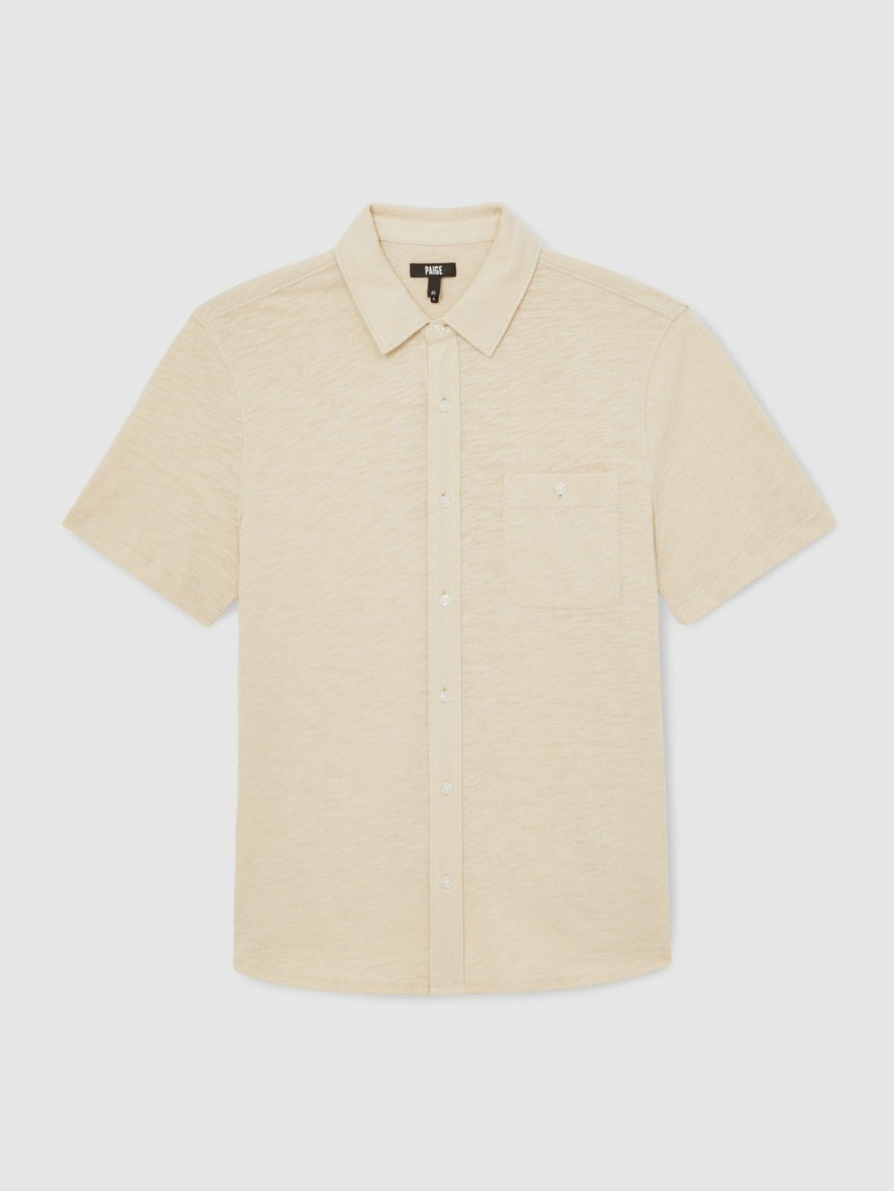 Men Paige Carillo Short Sleeve Shirt in Cream