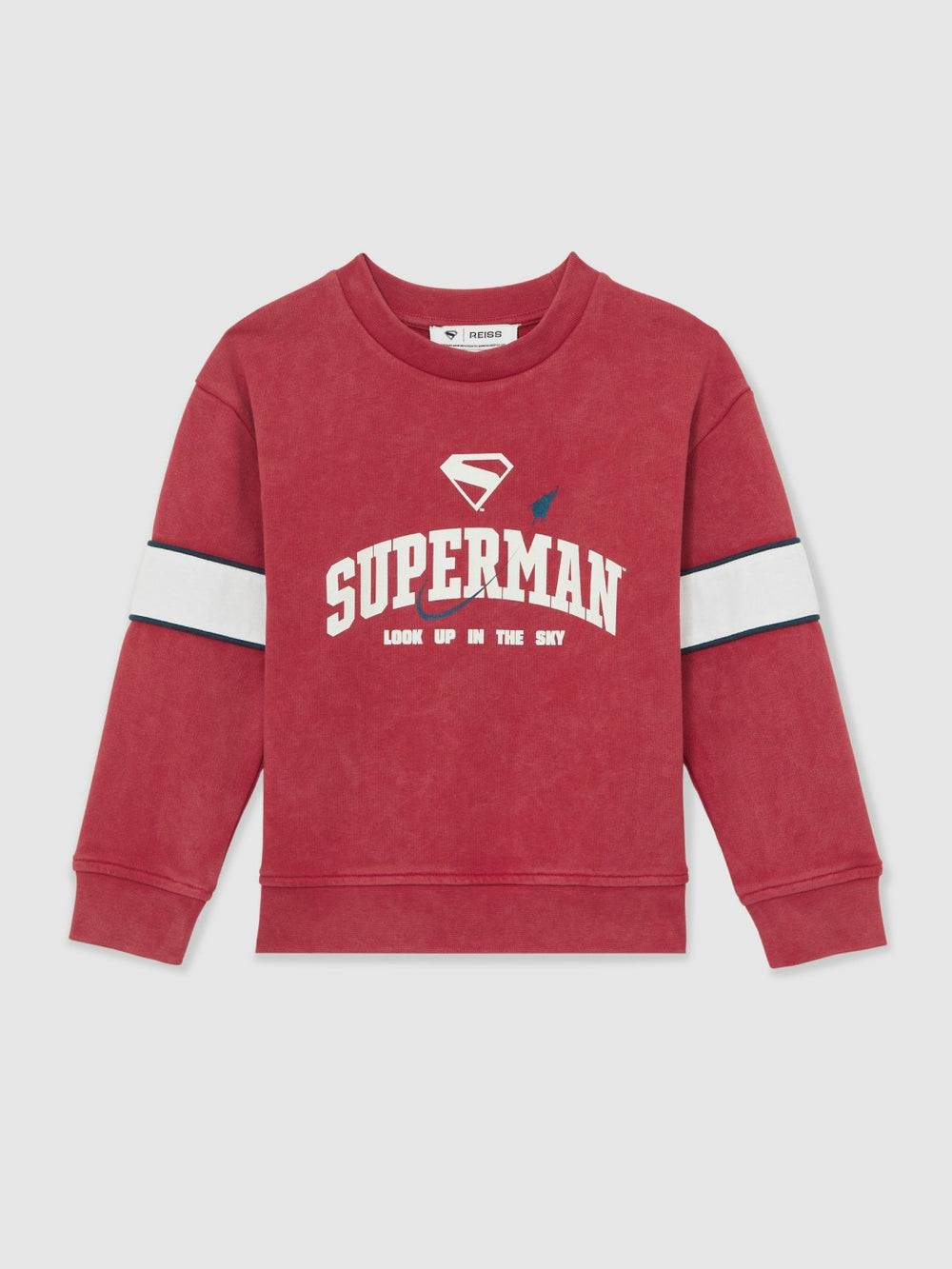 Children & Baby 9-13 yrs Superman Cotton Logo Sweatshirt in Red
