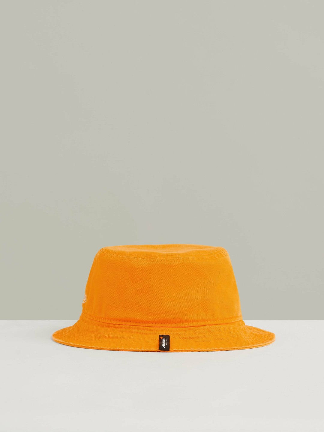 Men Unisex Fit McLaren Racing Cotton Bucket Hat in Papaya Orange