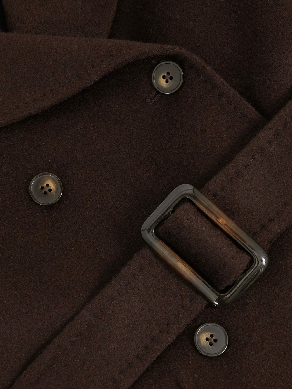 Children & Baby 9-13 yrs Double-Breasted Blindseam Wool-Blend Coat in Chocolate Brown
