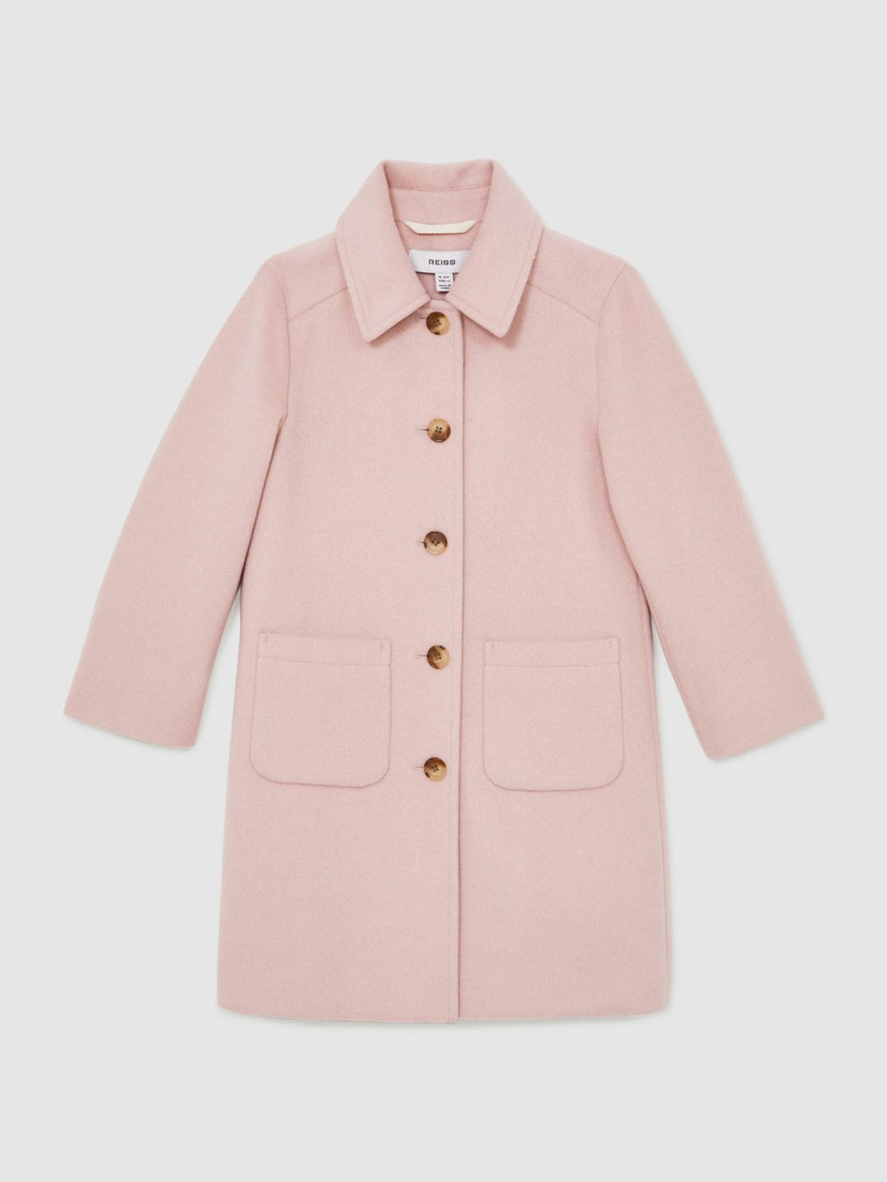 Children & Baby 13-14 yrs Wool-Blend Single-Breasted Coat in Pink