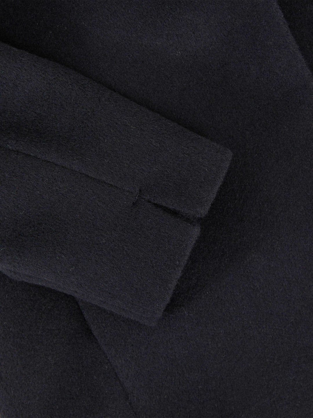 Children & Baby Wool-Blend Funnel-Neck Coat in Navy