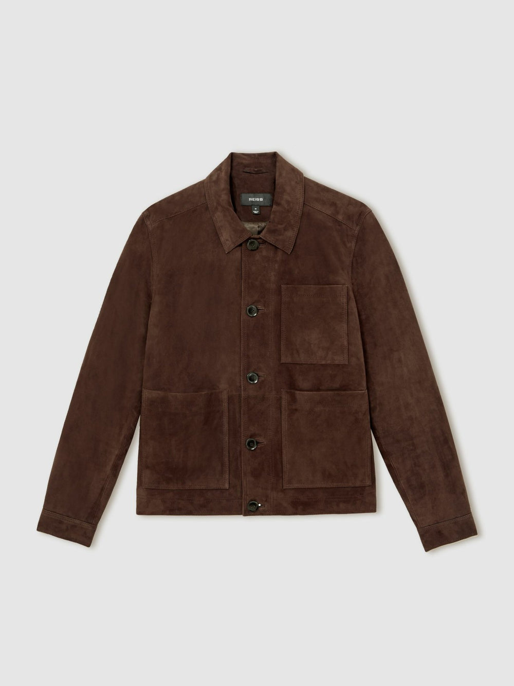 Men Jacket in Chocolate Brown
