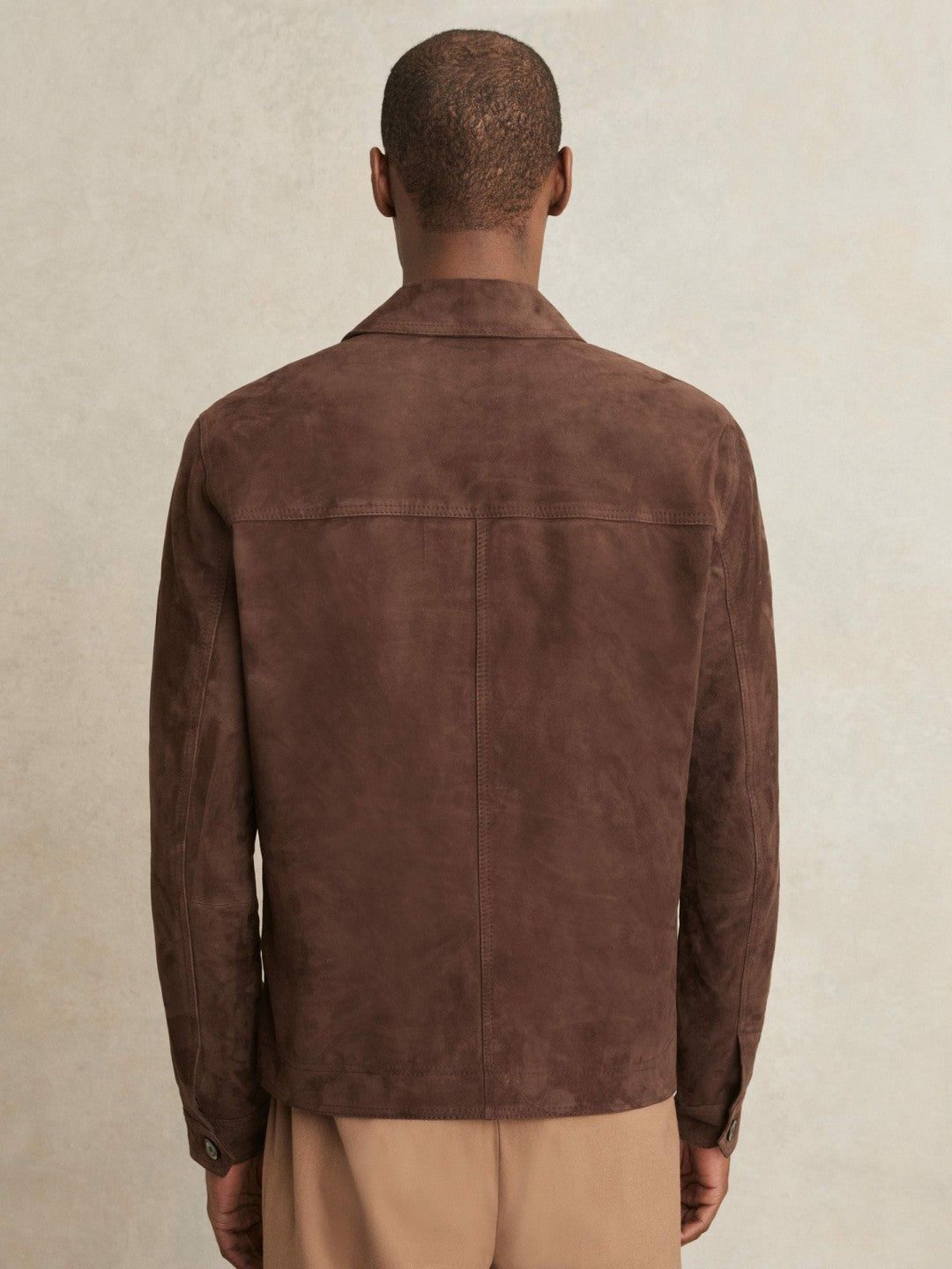Men Jacket in Chocolate Brown