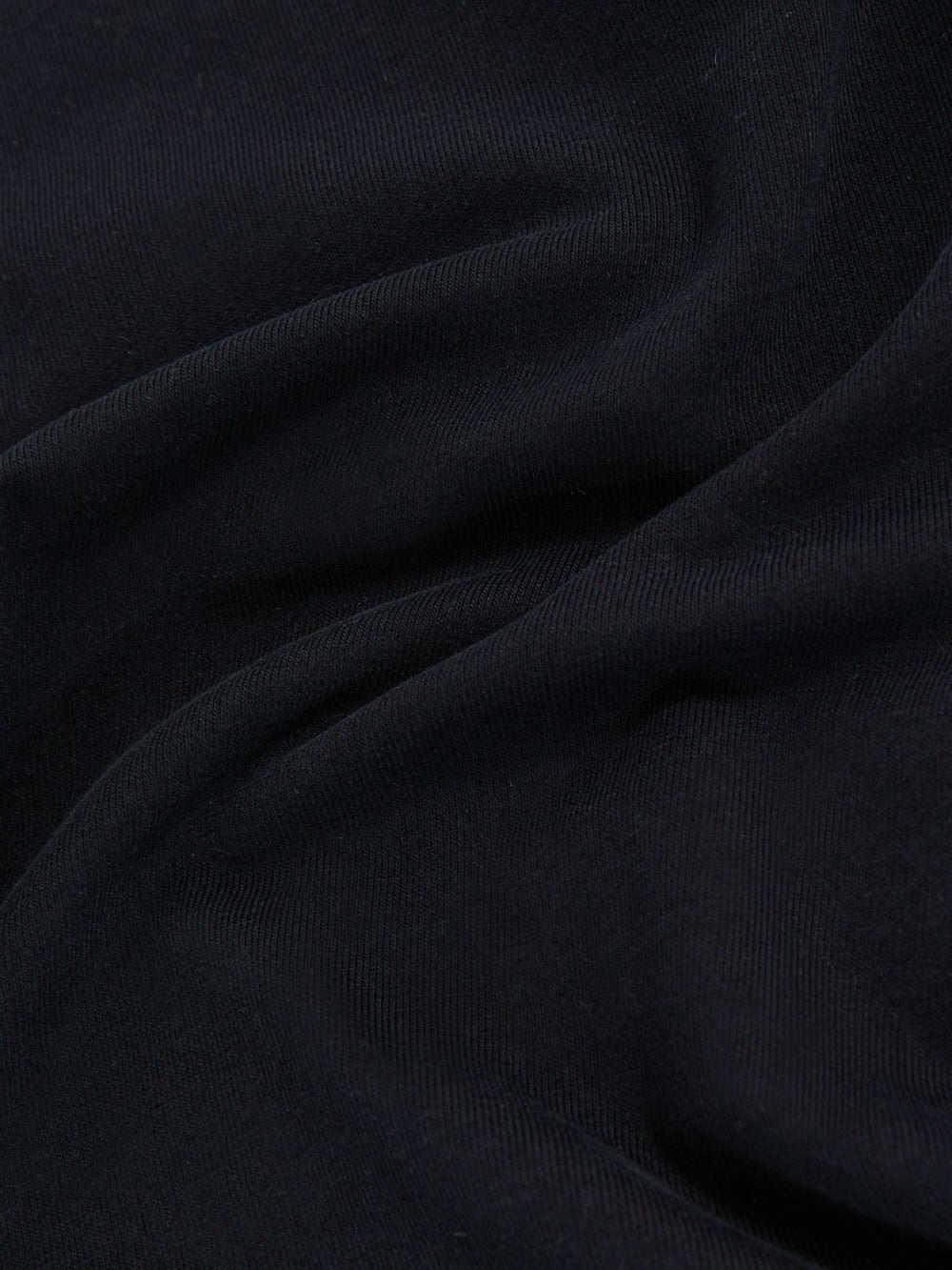 Women Cotton Crew-Neck Long-Sleeve T-Shirt With Stretch in Black