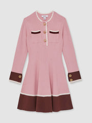 Children & Baby 9-13 yrs Scallop-Trim Rib-Knit Dress in Pink