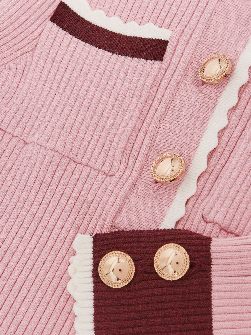 Children & Baby 9-13 yrs Scallop-Trim Rib-Knit Dress in Pink