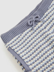 Children & Baby 3-9 yrs Cotton-Blend Knitted Stripe Shorts in Blue/White
