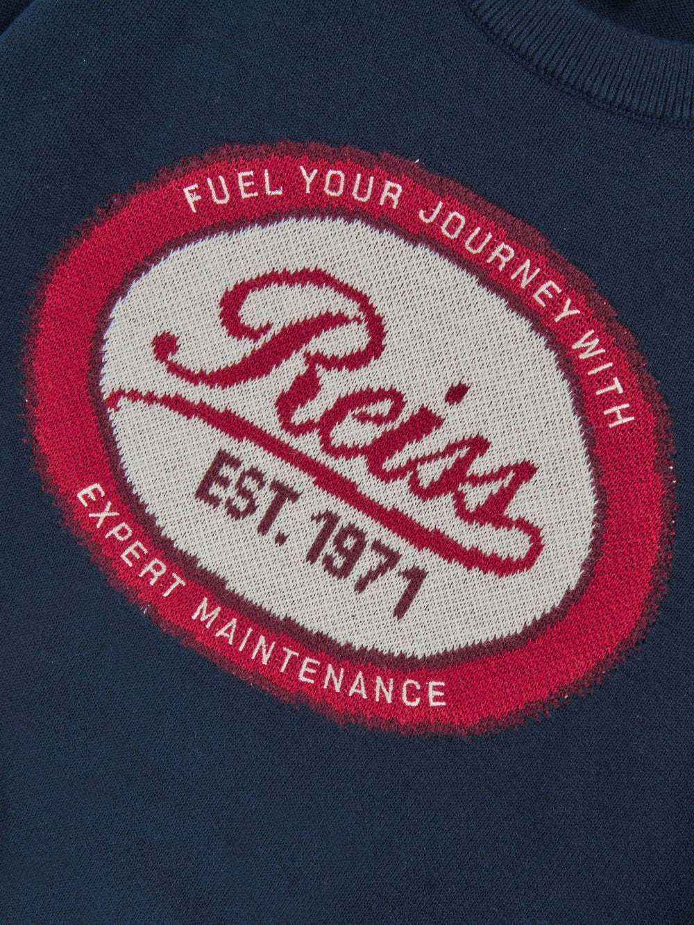 Children & Baby 13-14 yrs Cotton Motor Cars Logo Jumper in Navy