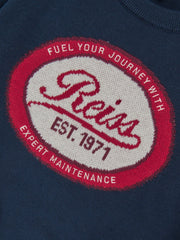 Children & Baby 3-9 yrs Cotton Motor Cars Logo Jumper in Navy