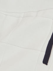 Children & Baby 9-12 yrs Tipped Knit Stitch-Detail Shorts in White/Navy