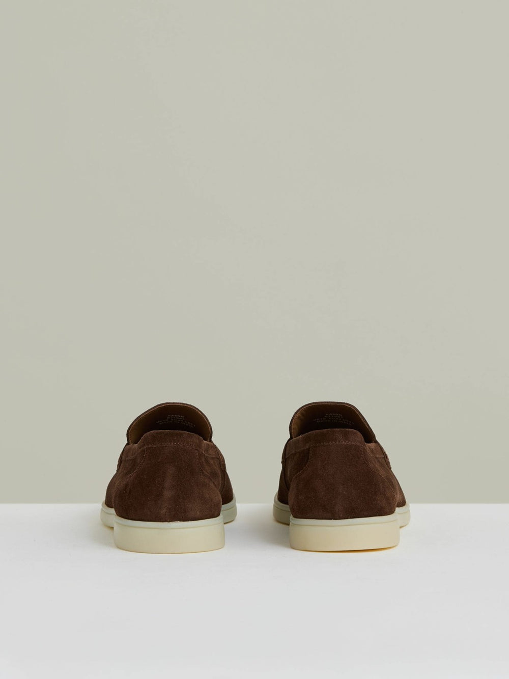 Men Suede Slip-On Loafers in Chocolate Brown