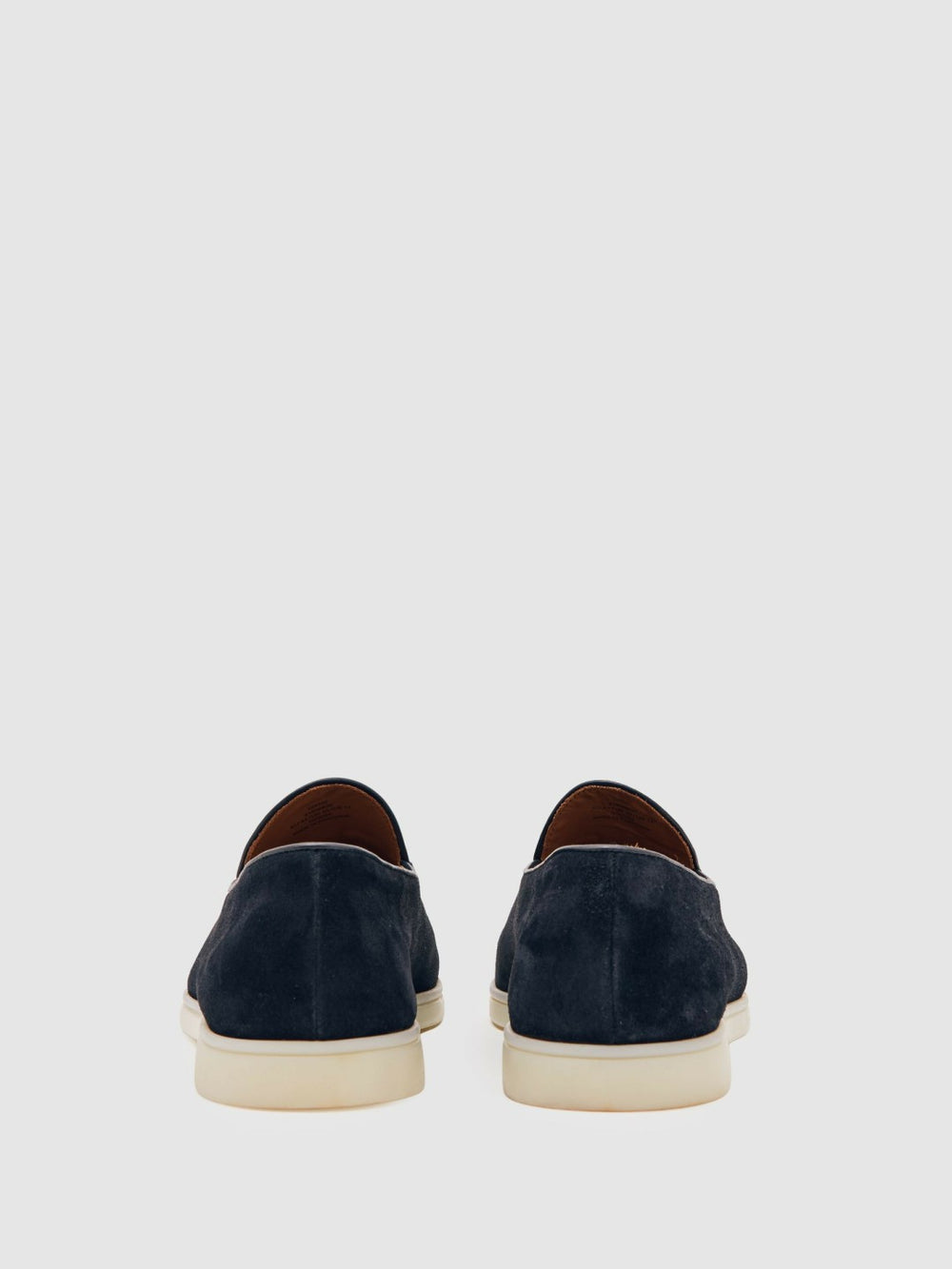 Men Suede Tassel Loafers in Navy