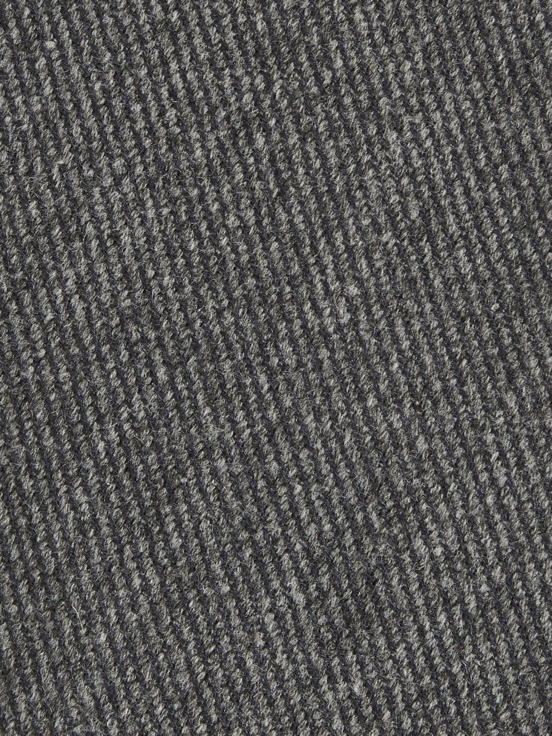 Men Wool-Silk Textured Tie in Charcoal