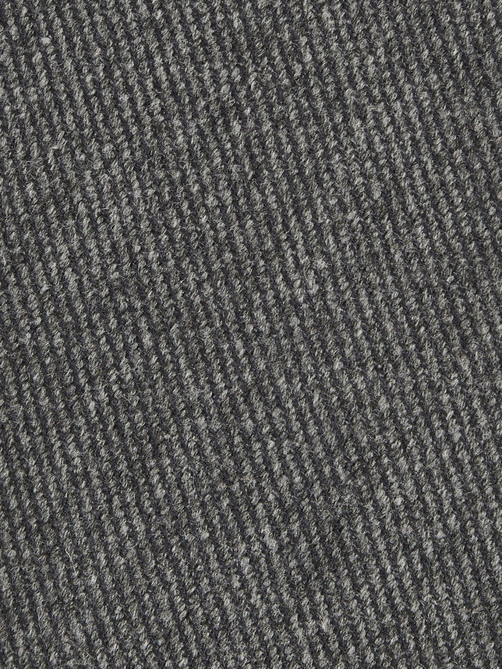 Men Wool-Silk Textured Tie in Charcoal