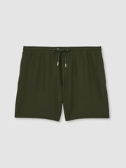 Men Textured Drawstring Shorts in Green