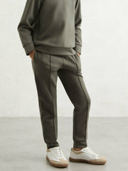 Children & Baby 3-9 yrs Interlock Drawstring Joggers in Dark Sage