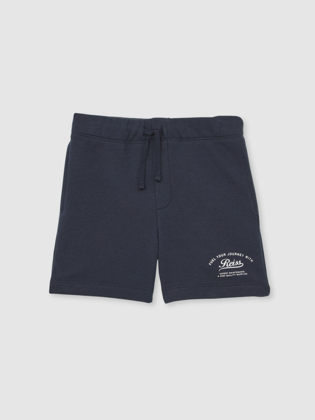 Children & Baby 13-14 yrs Cotton Blend Motor Cars Sweat Shorts in Washed Blue