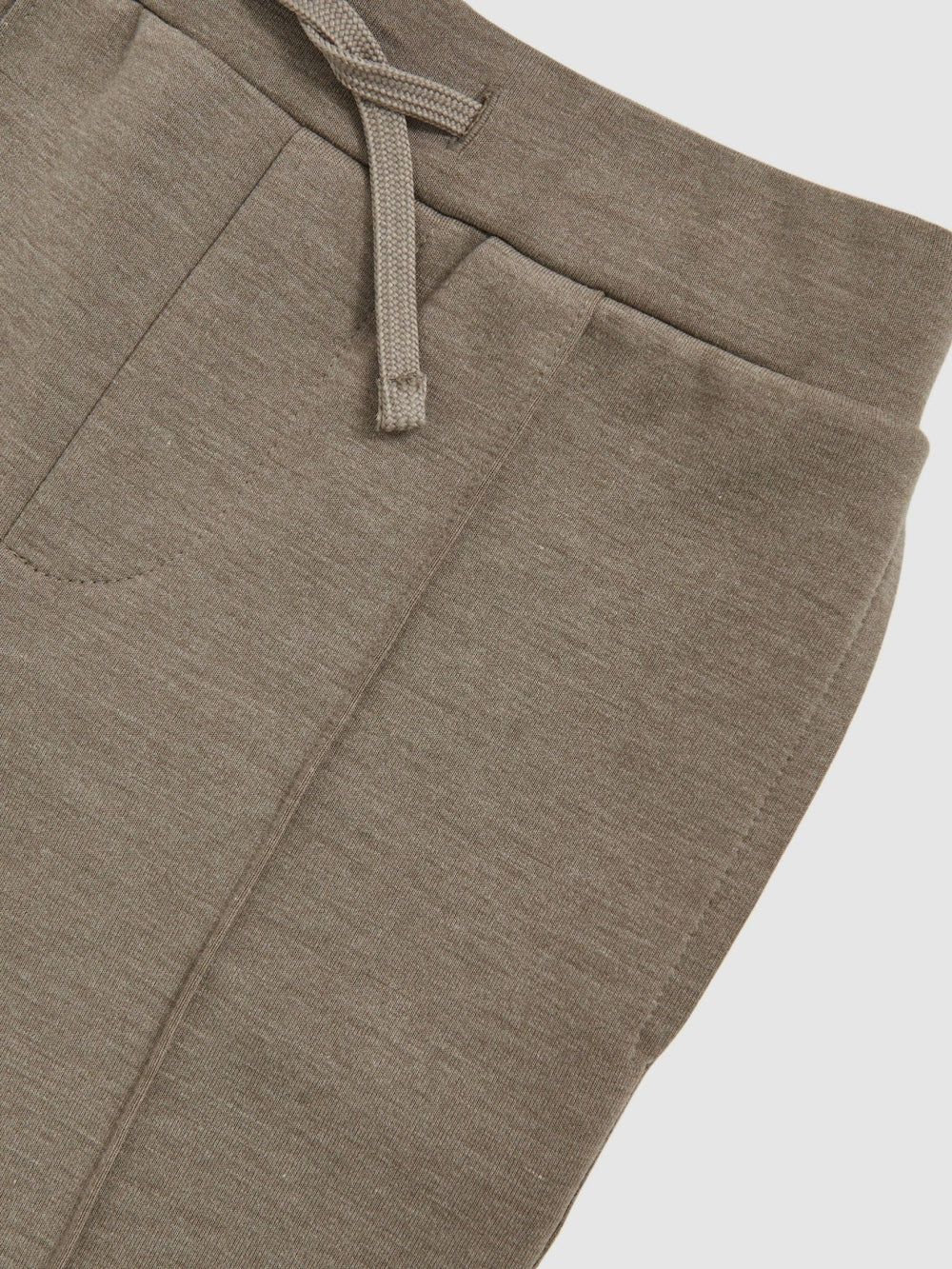Children & Baby 3-9 yrs Interlock Drawstring Joggers in Taupe Brown