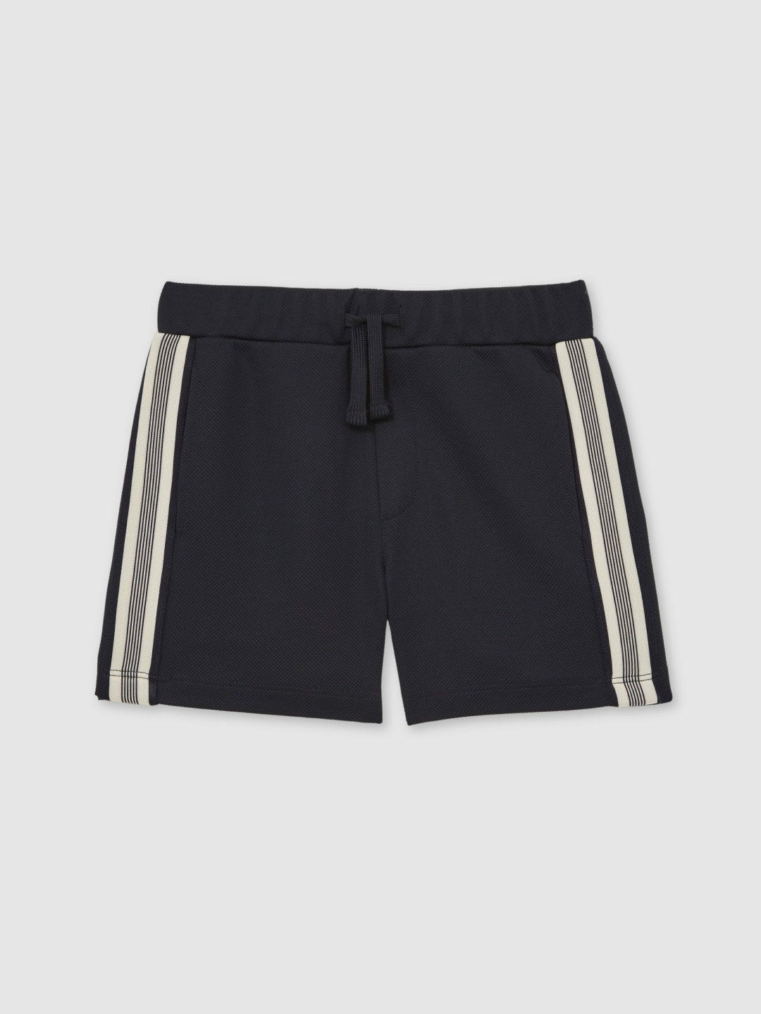 Children & Baby 3-9 yrs Side Stripe Textured Shorts in Navy Blue