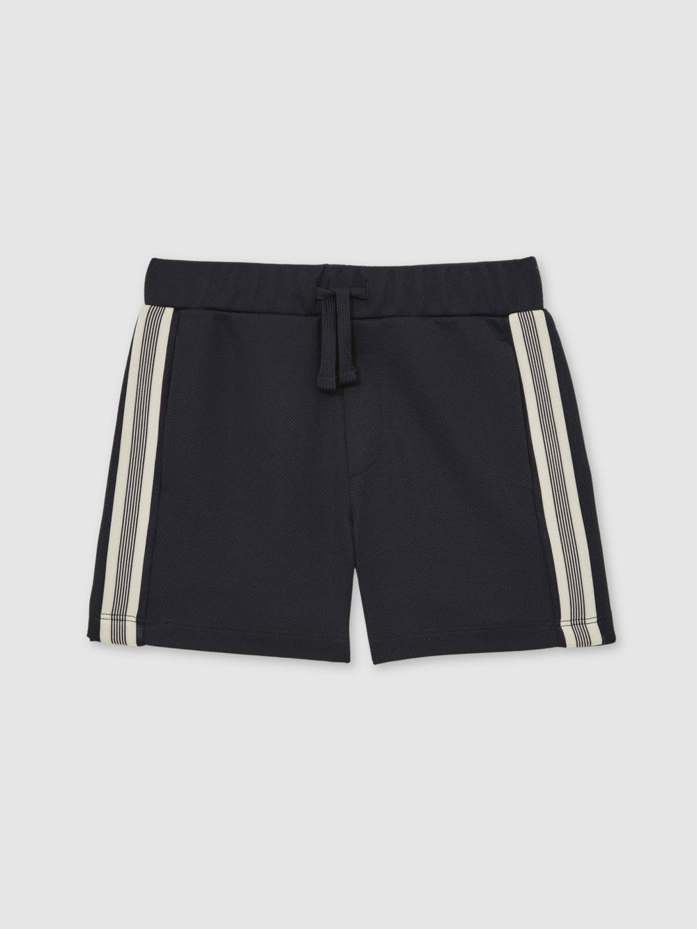 Children & Baby 3-9 yrs Side Stripe Textured Shorts in Navy Blue