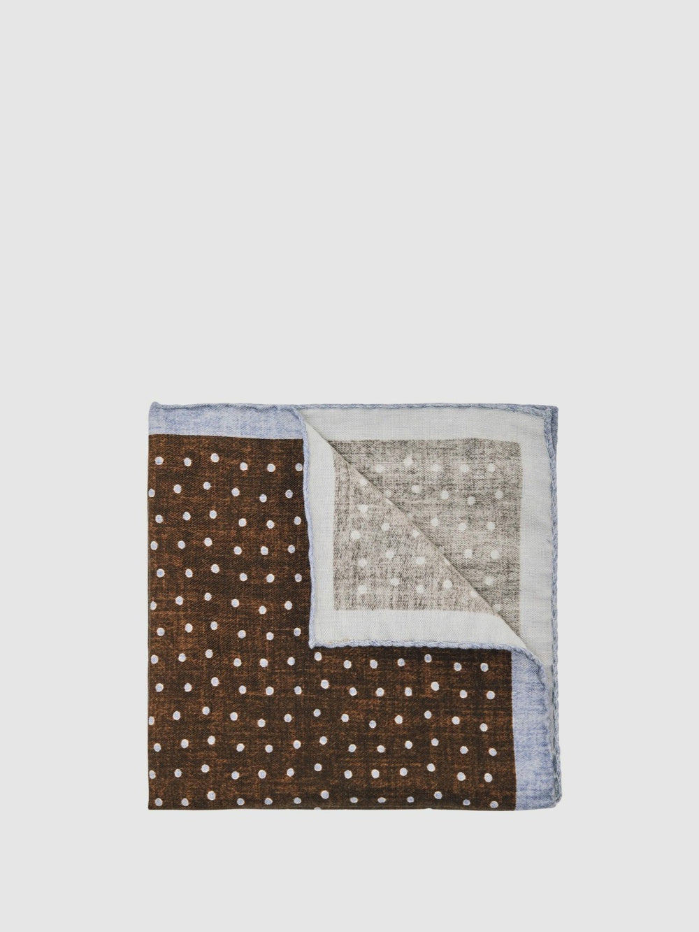 Men Pocket Squares in Chocolate Brown