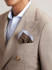 Men Pocket Squares in Chocolate Brown