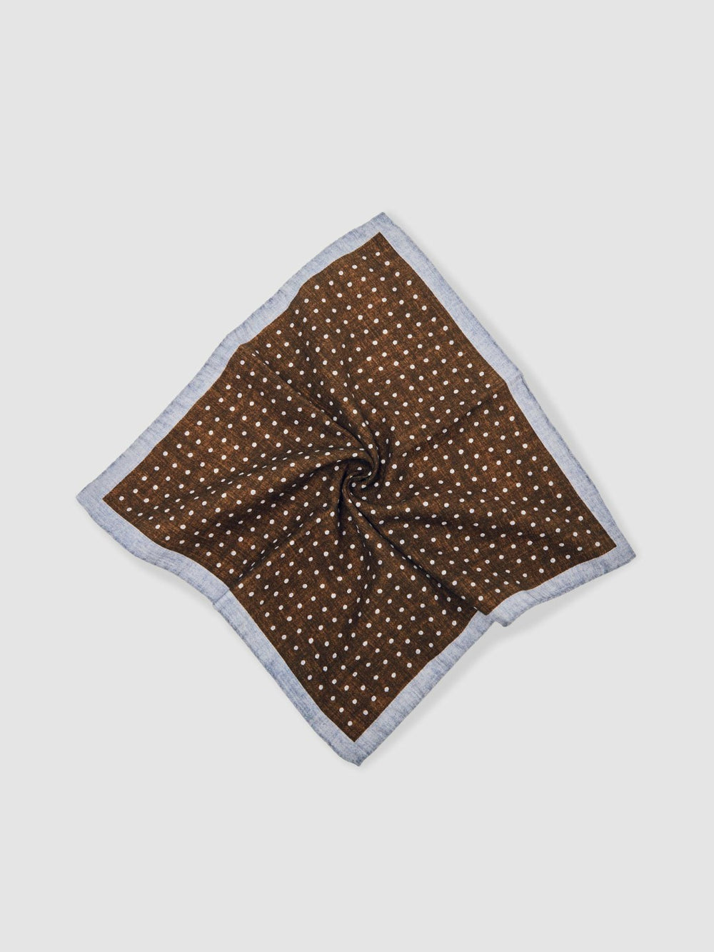 Men Pocket Squares in Chocolate Brown