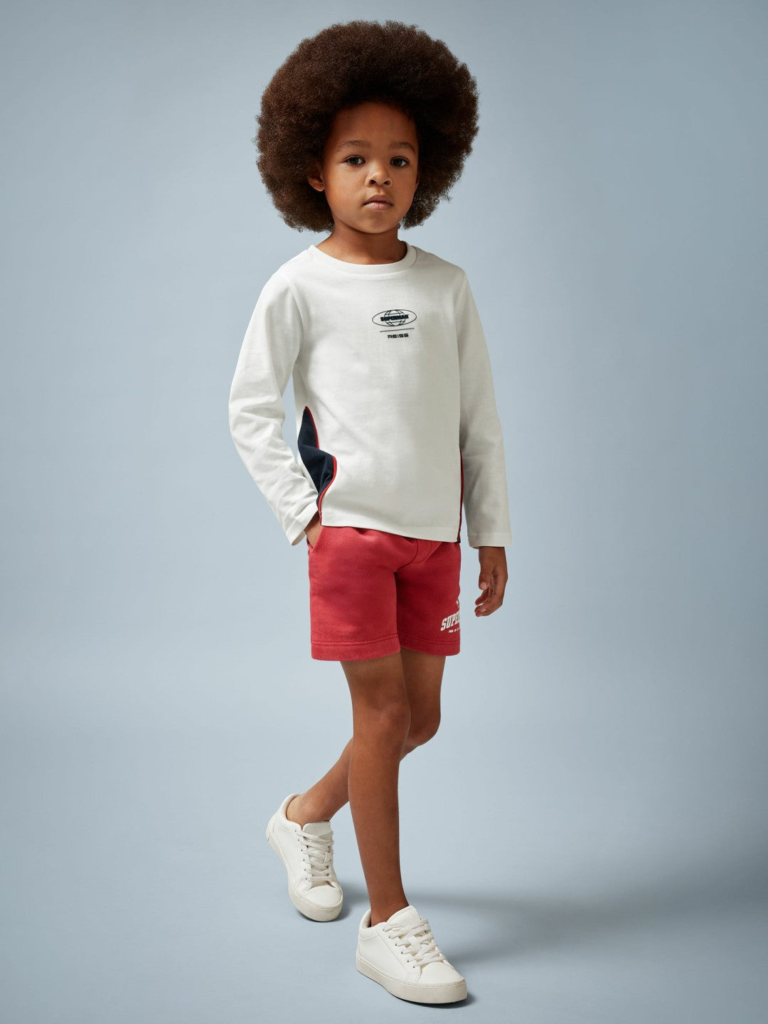 Children & Baby 9-13 yrs Superman Cotton Logo T-Shirt in White