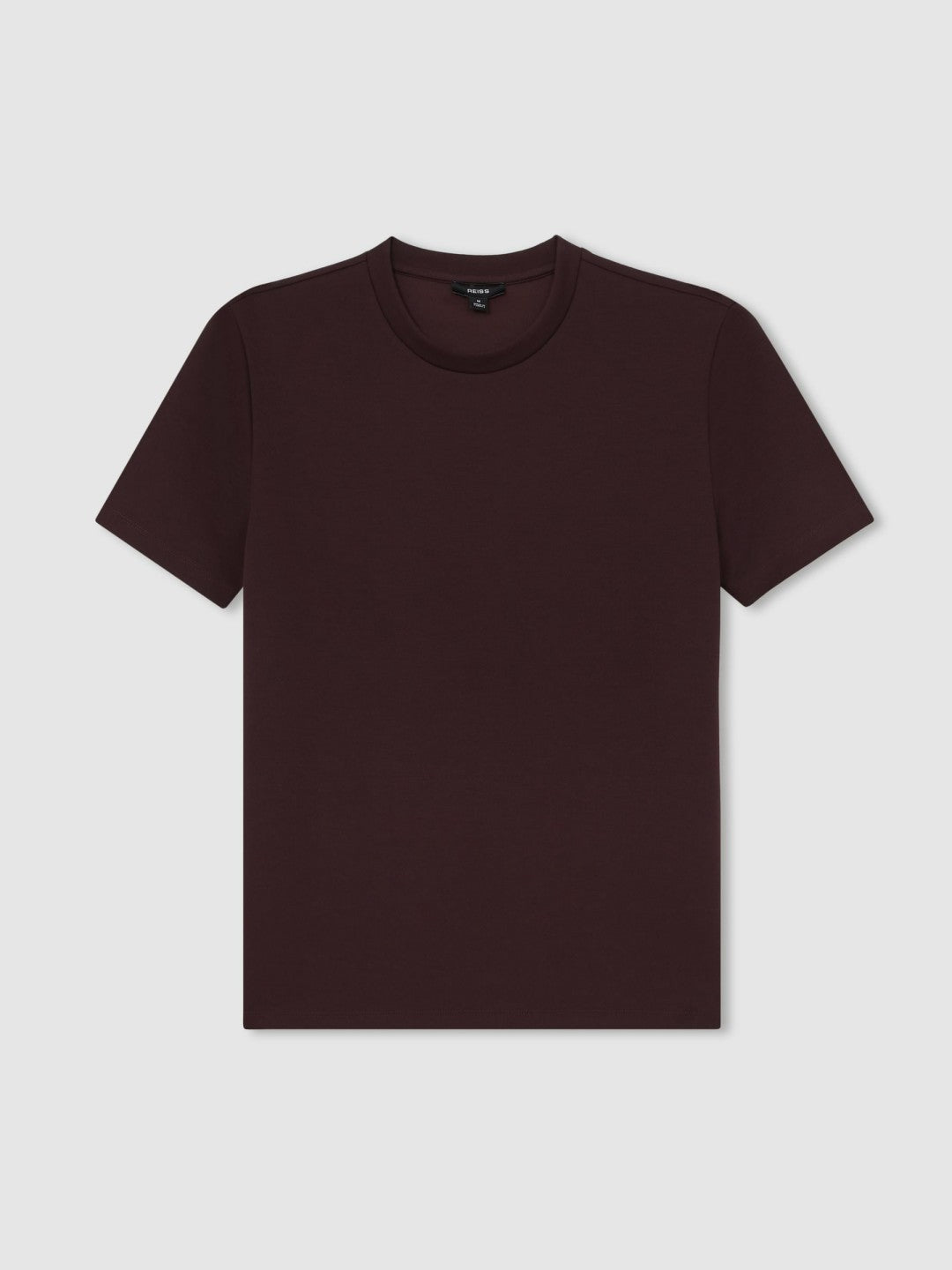 Men Interlock Jersey Crew Neck T-Shirt in Cherry Red